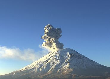 ¿Caerá ceniza en Puebla? Este es el estado del semáforo del Volcán Popocatépetl