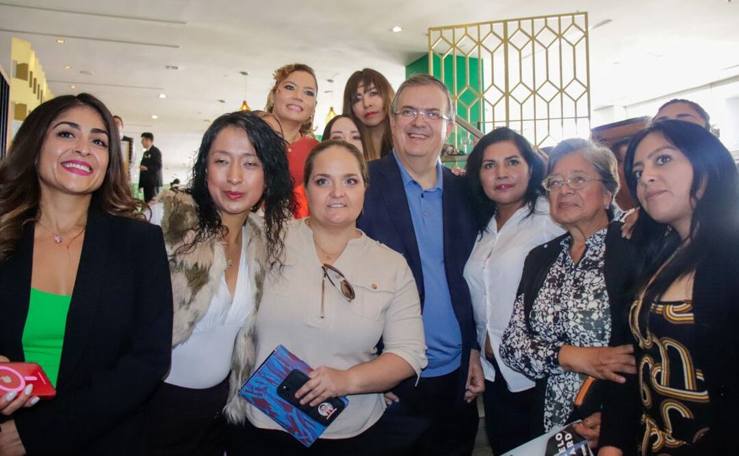 Marcelo Ebrard estuvo en Puebla como parte de un evento institucional | Foto: Agencia Es Imagen para El Universal Puebla