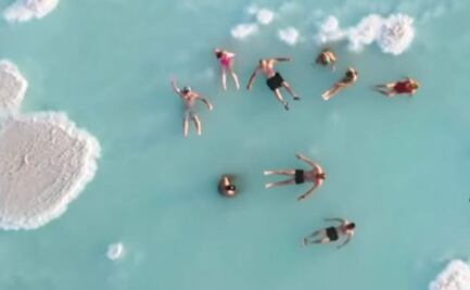 VIDEO Esta es la playa de México donde puedes flotar como en el Mar Muerto