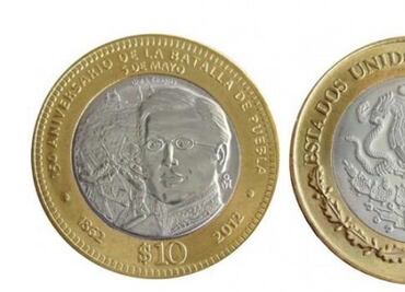 Moneda conmemorativa de la Batalla de Puebla se vende hasta en 50 mil pesos