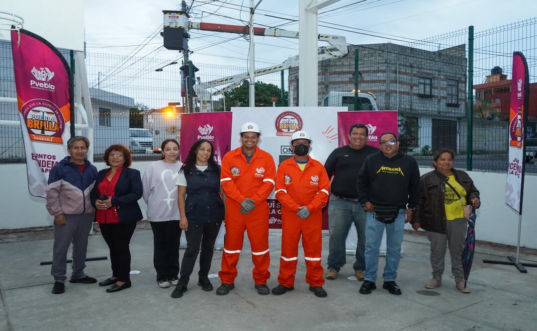 Más de ocho mil habitantes se benefician con la estrategia Puebla Brilla | Foto: Ayuntamiento de Puebla