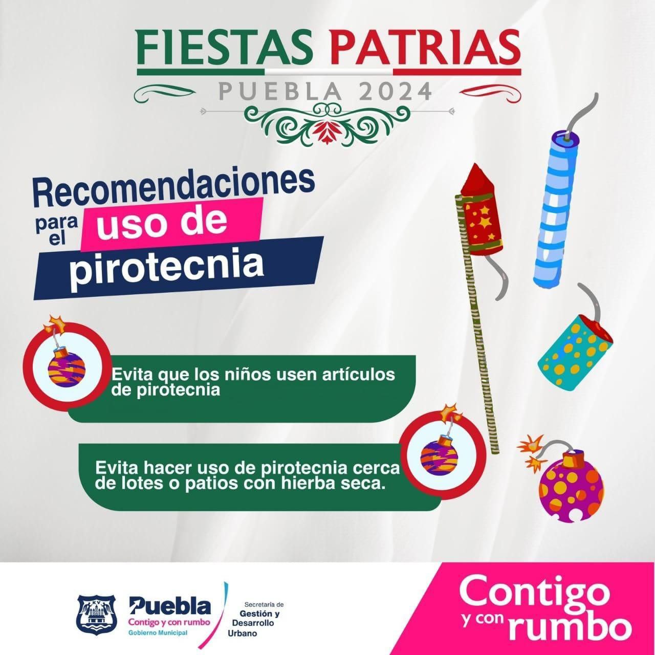 El Ayuntamiento de Puebla hace estas recomendaciones