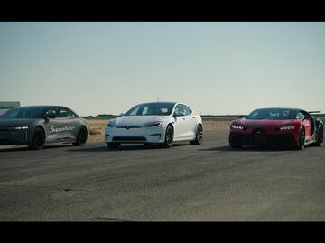 Lucid Air Sapphire vence con autoridad al Bugatti Chiron en un arrancón