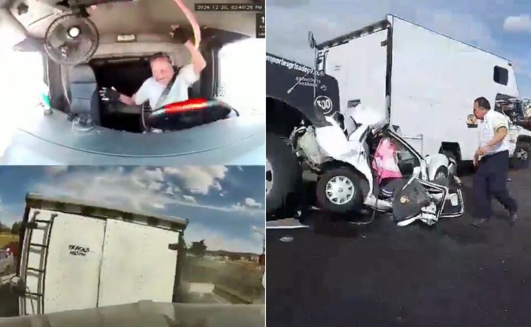 Impactantes imágenes muestran el terrible accidente en la autopista Puebla-Orizaba | Foto: Captura de video