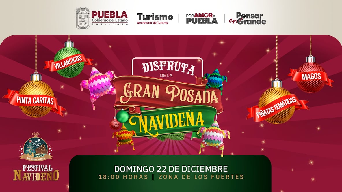 Si buscas vivir una Navidad llena de emoción y tradición, la Gran Posada Navideña en Puebla es el evento que no te puedes perder.
Foto: Producción El Universal Puebla