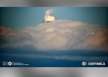 ¿Cómo amaneció el Popocatépetl?