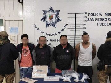 Arrestan a integrantes de una banda que asaltaron una gasolinera en San Pedro Cholula