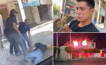 VIDEO Padre e hijo iban a ser linchados en Tehuacán por golpear a vendedor de frutas