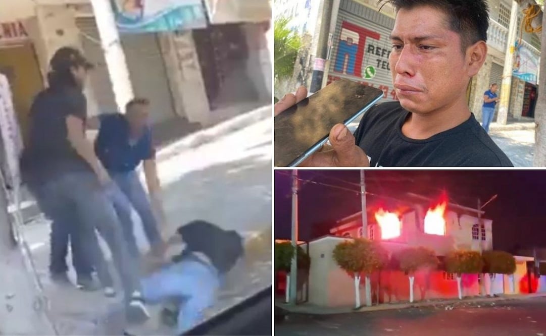 La golpiza de este vendedor de frutas causó indignación y furia en Tehuacán | Foto: Video redes sociales