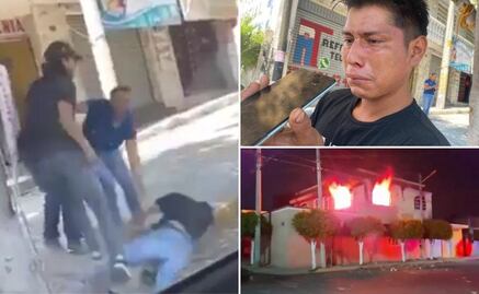VIDEO Padre e hijo iban a ser linchados en Tehuacán por golpear a vendedor de frutas