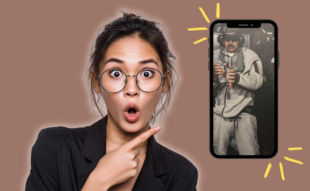 Donald Trump compartió la imagen del presidente venezolano capturado | Foto: X / canva