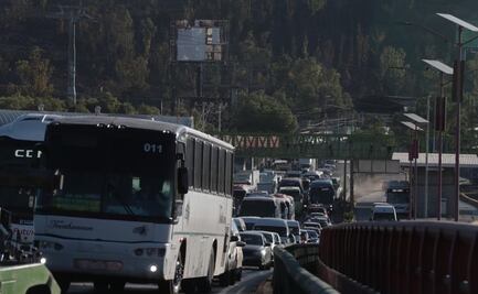 Se desata riña con todo y grúa en Indios Verdes por bloqueo de transportistas