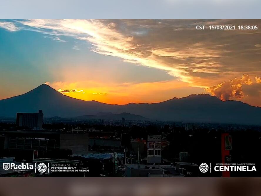 Monitoreo del volcán Popocatépetl en Puebla