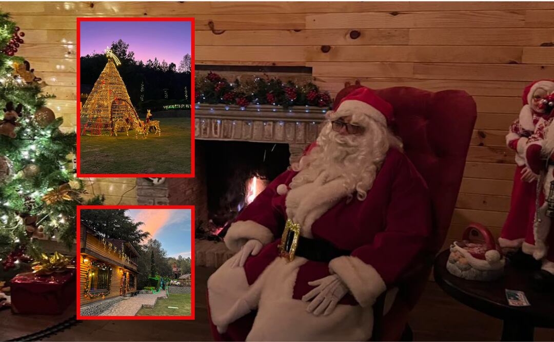 En un municipio de Puebla se encuentra la Casa de Santa Claus I Foto: La Cabaña del León