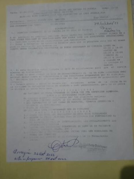 Acusan a Hospital para el Niño Poblano de retrasar más de un año cirugía de bebé