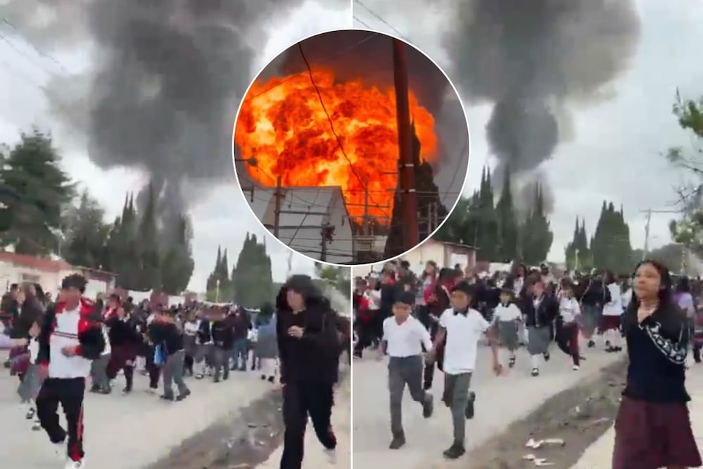 Los alumnos del Centro Escolar General Miguel Negrete Novoa vivieron momentos de tensión tras explosión | Foto: Captura de video X