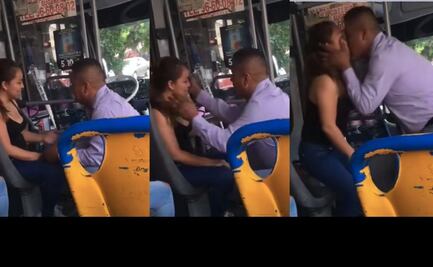 VIDEO Chofer le pide matrimonio a su novia frente a los pasajeros y así respondió
