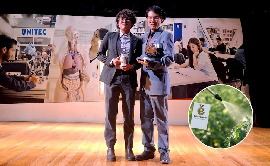 Ecovermis, biofertilizante líquido orgánico a partir de la degradación de plásticos