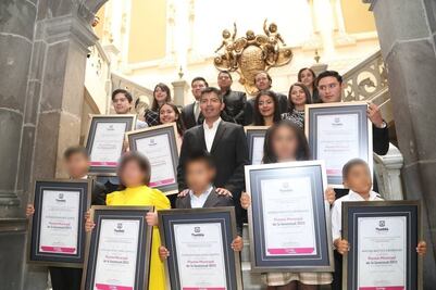 Ayuntamiento de Puebla entrega el Premio Municipal de la Juventud