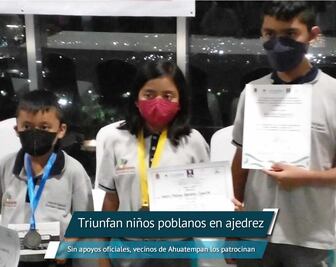 Video: Triunfan en ajedrez 3 hermanos de Ahuatempan