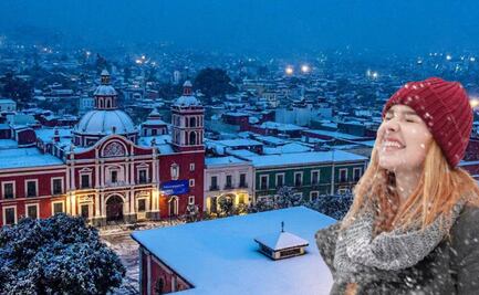 Así vería Puebla nevada, según la Inteligencia Artificial