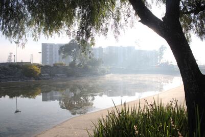Avanzan trabajos de remodelación del parque Amalucan