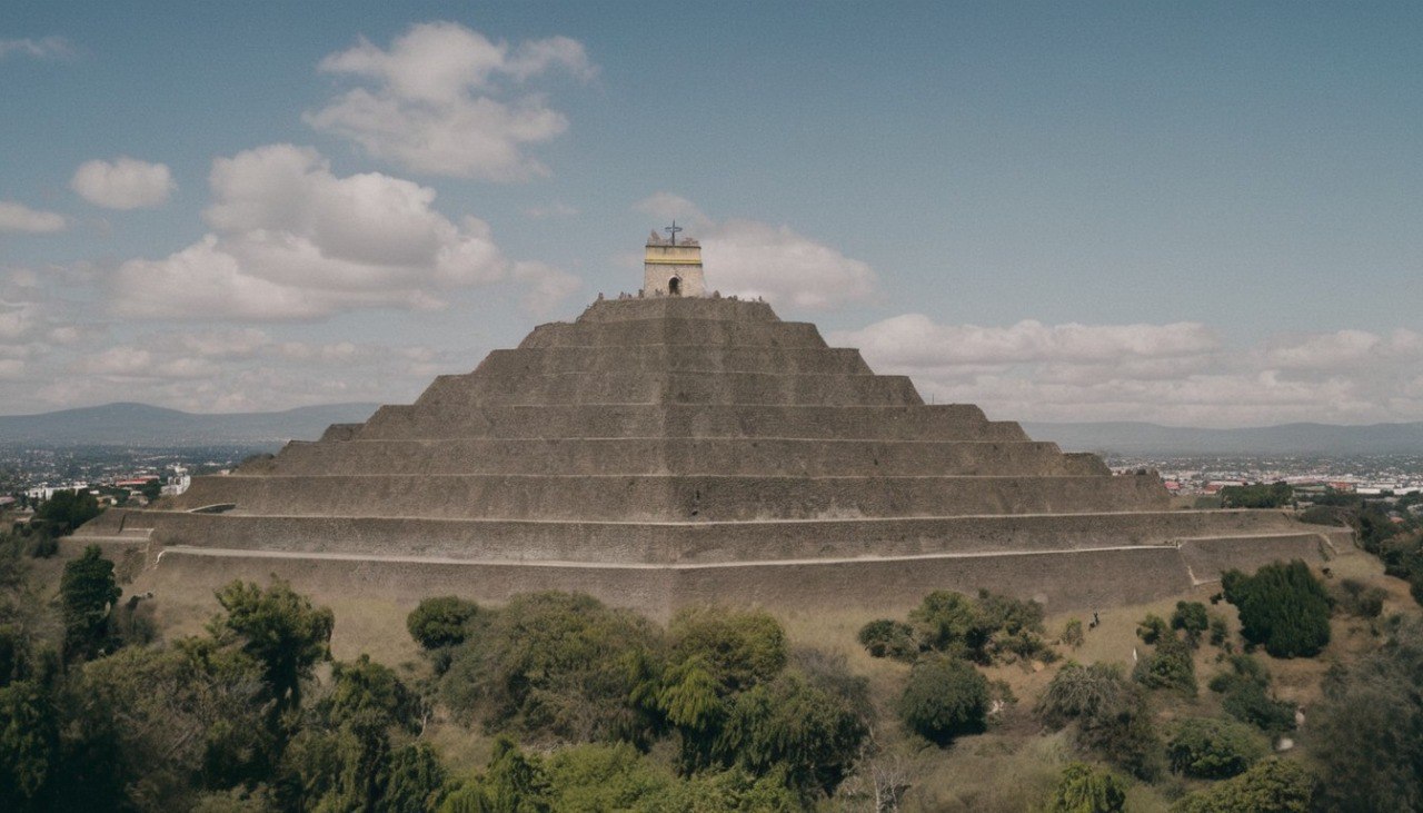 Si te has preguntado cómo es en realidad la pirámide de Cholula, la IA lo revela | Fuente: Wepik