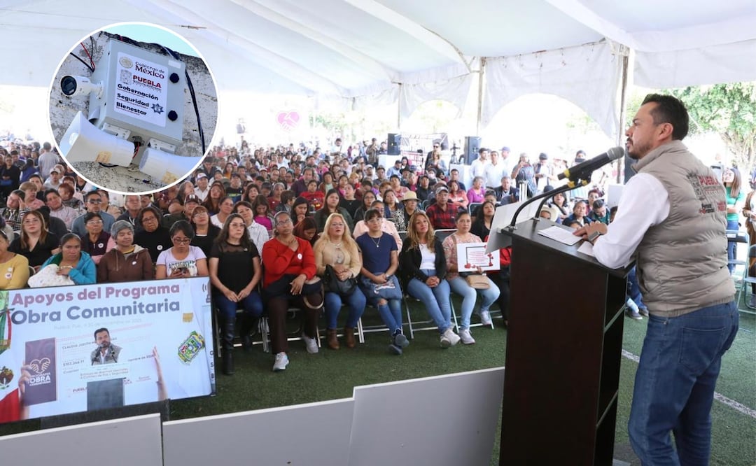 Con Alarmas Vecinales y Obra Comunitaria, gobierno estatal refuerza seguridad en Puebla capital | Foto: Gobierno de Puebla.
