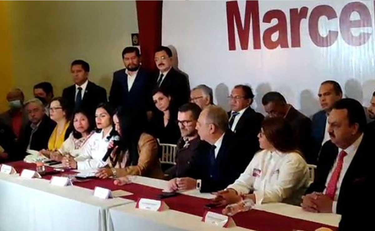 Promocionan a Marcelo Ebrard en Puebla con la canción "No se va" de Morat