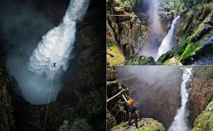 Así puedes llegar a la cascada que cae al centro de la tierra a 3 horas de Puebla