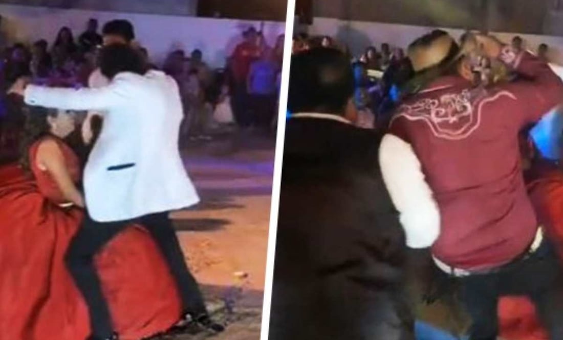 TikTok: chambelanes le bailan sexy a quinceañera, se vuelven virales