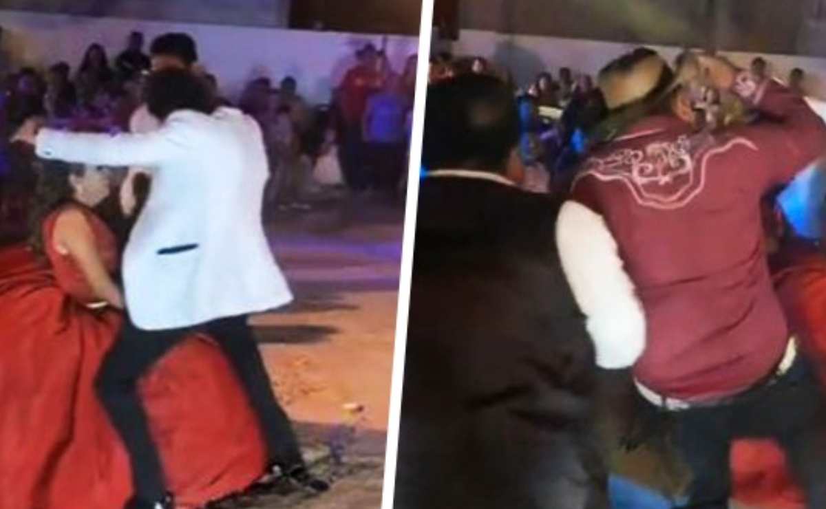 TikTok: chambelanes le bailan sexy a quinceañera, se vuelven virales