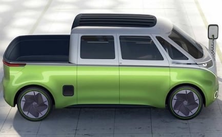 Volkswagen presenta a la combi eléctrica en versión pick up