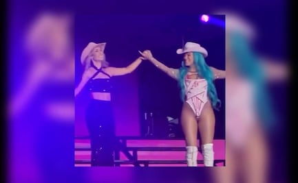 ¡Todo un himno! Anahí y Karol G cantan Sálvame