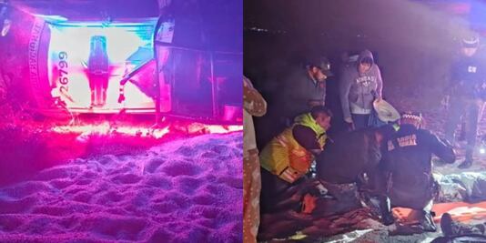 Accidente en la Azumbilla-El Seco: 5 elementos de la Guardia Nacional y un chofer resultan heridos
