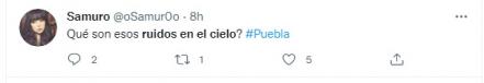 Ruidos extraños en el cielo ponen en alerta a poblanos; posible 'cielomoto', reporta Protección Civil