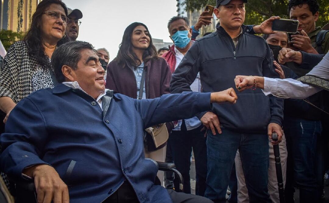 El 4 de diciembre de 2022 marcharán simpatizantes de la Cuarta Transformación | FOTO: Agencia Es Imagen para El Universal Puebla