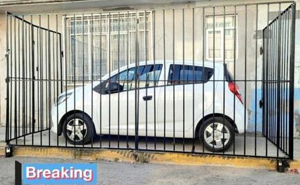 ¡Poblano gandalla! obstruye el paso con reja para su auto