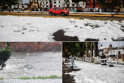Segundo día de granizadas e inundaciones en Puebla