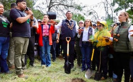 Armenta encabeza Jornada de Reforestación en la Cuenca del Alto Atoyac