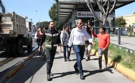 Arranca Pepe Chedraui rehabilitación del Bulevar 5 de Mayo con el Tren Capitalino de Pavimentación