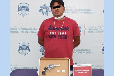 Por su pistola detienen a hombre en la Gonzalo Bautista