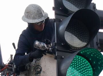 Nuevos semáforos en la Recta a Cholula causaron polémica en redes