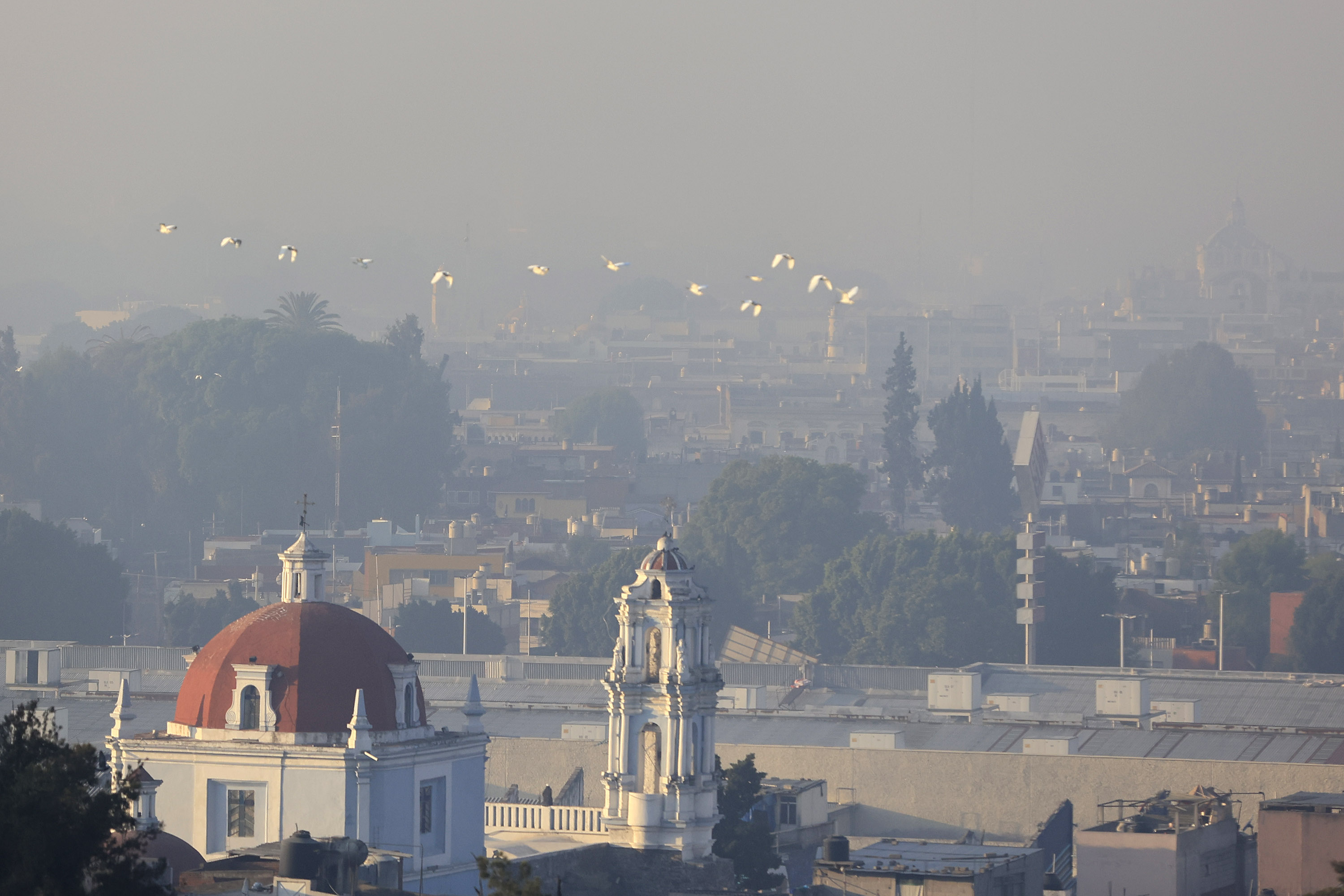 ¡Tome precauciones! Reportan mala calidad del aire en zona de Puebla