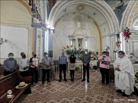 Restaura INAH templo de Tepalcingo dañado por sismo de 2017