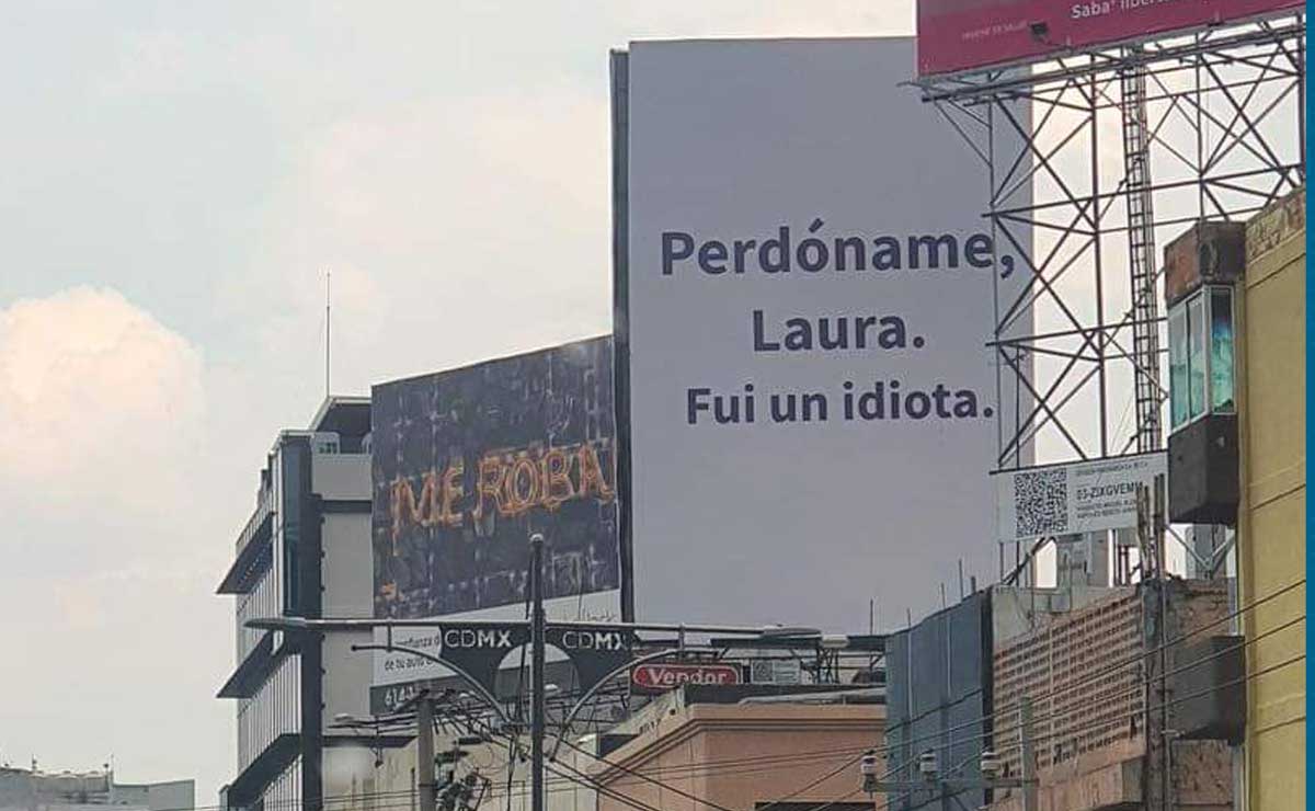 Laura responde a los espectaculares que se hicieron virales: no hay perdón