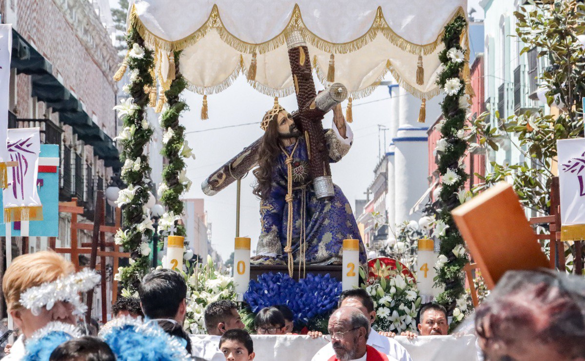 Cuál es la ruta y horario para la procesión del Viernes Santo en Puebla