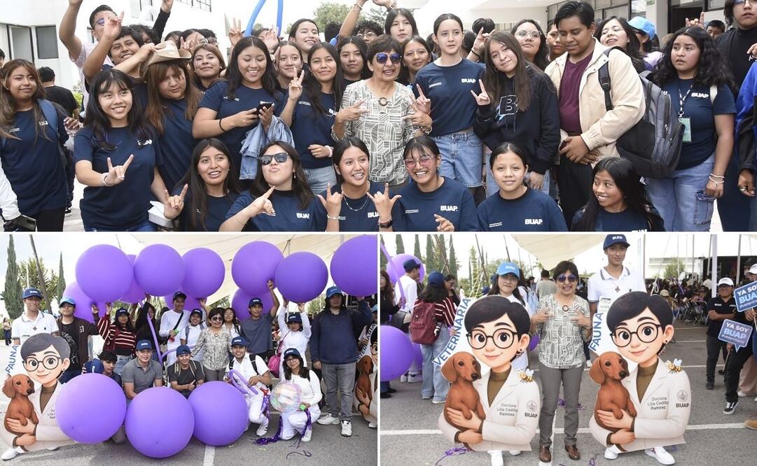 Rectora de la BUAP acudió a las bienvenidas de estudiantes de nuevo ingreso | Foto: Buap
