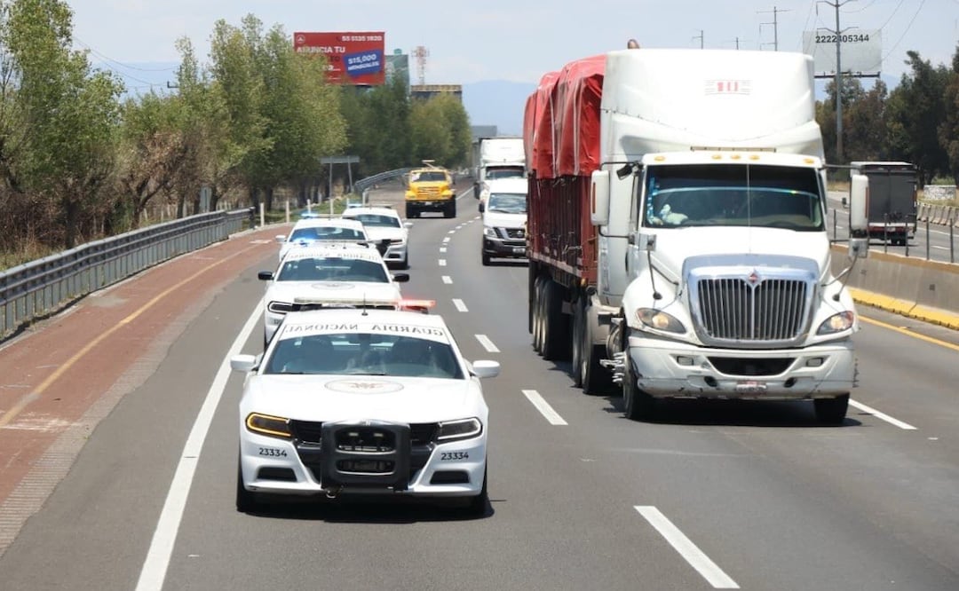 La autopista México-Puebla registra una reducción en el robo al autotransporte durante 2026 | Foto: Gobierno del Estado