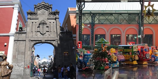 Este era el edificio que existía donde hoy está Plaza Victoria